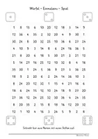 Vorschau - Unterrichtsreihen - Würfel - Einmaleins - Spiel - Deckblatt