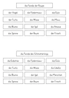 Vorschau - Arbeitsblätter - Feinde der Raupe und des Schmetterlings - Seite 3