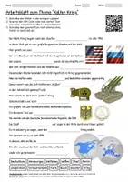 Vorschau - Arbeitsblätter - Lernposter + Arbeitsblatt "Kalter Krieg" + Onlineübung & MP3 + Mindmap + Infografiken - Seite 1