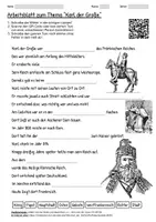 Vorschau - Arbeitsblätter - Lernposter + Arbeitsblatt "Karl der Große" + Onlineübung & MP3 + Mindmap + Infografiken - Seite 1