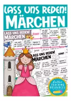 Aperçu - Jeux - Märchen - Brettspiel Deutsch in der Grundschule und DAZ - Sprechanlässe "Lass uns reden!" - Page de couverture