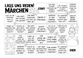 Aperçu - Jeux - Märchen - Brettspiel Deutsch in der Grundschule und DAZ - Sprechanlässe "Lass uns reden!" - Page 2
