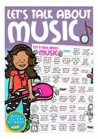 Vorschau - Spiele - Let´s talk about ... MUSIC board game English for conversation classes / speaking ENGLISCH SPIEL - Deckblatt