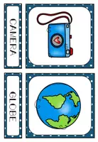 Vorschau - Präsentationen/Tafelbilder - Flashcards holidays vacation / Bildkarten Englisch Ferien Urlaub Tafelbild - Seite 1