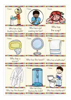Vista previa - Juegos / Gamificación - PERSONAL CARE AND BEAUTY / HYGIENE I have ... Who has ...? English game / juego Inglés speaking exercise / vocabulary training - página 3
