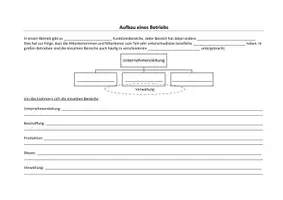 Vorschau - Arbeitsblätter - Aufbau eines Betriebs - Grundfunktionen + Lösung - Deckblatt