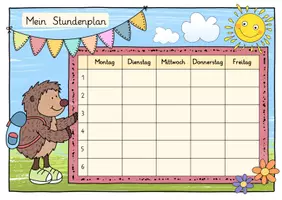 Vorschau - Bildkarten - Stundenplan Igelklasse - Seite 2