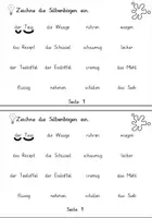 Vorschau - Arbeitsblätter - Lernwörtertraining - Vorgangsbeschreibung (Rezepte) - Seite 3