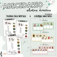 Vista previa - Hojas de trabajo - ABECEDARIO + CÓDIGO SECRETO - Portada