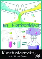 Vorschau - Arbeitsblätter - Farben mischen im Farbenlabor - Deckblatt