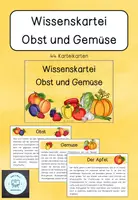 Vorschau - Text - Wissenskartei Obst und Gemüse #edukilights22 - Deckblatt