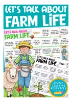 Vista previa - Juegos / Gamificación - Let´s talk about FARM LIFE boardgame English / Inglés for speaking activities / conversation classes - Portada