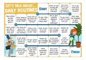 Aperçu - Feuilles d'exercices - daily routines kit pédagogique English / ESL/ anglais - Page 2