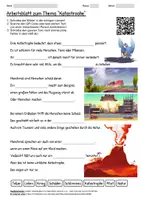 Vorschau - Arbeitsblätter - Arbeitsblatt "Katastrophe" + Onlineübung & MP3 + Infografik - Deckblatt