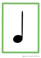Vorschau - Arbeitsblätter - Musik Grundschule, Notenwerte, Meine Komposition Notenwerte, Musik - Seite 3