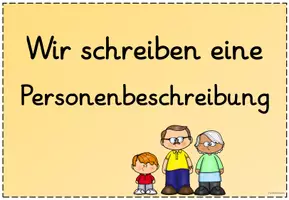 Vorschau - Poster - Tafelmaterial Personenbeschreibung - Seite 2