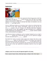 Vorschau - Arbeitsblätter - Badminton – Lückentext - Deckblatt