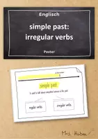 Vorschau - Poster - Merkblatt/Poster: simple past - Deckblatt