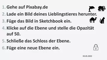 Vorschau - Präsentationen/Tafelbilder - Abzeichnen Durchpausen - Digitales Zeichnen - Sketchbook - Seite 3