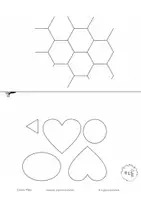 Vorschau - Arbeitsblätter - (Shapes) Bee - Bastelvorlage für den Sommer - Seite 2