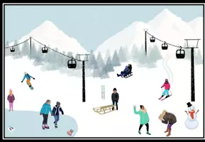 Vista previa - Hojas de trabajo - Lectura de Historia Nivel 0-2 "Hurra, es schneit" Alemán - página 2