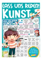Aperçu - Jeux - KUNST (Allemand) Brettspiel Deutsch DAZ - Sprechanlässe "Lass uns reden!" - Page de couverture