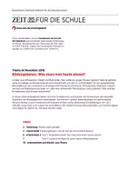 Vorschau - Arbeitsblätter - Bildungskanon: Was muss man heute wissen? - Deckblatt