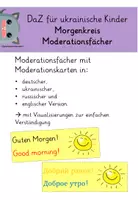 Vorschau - Spiele - DaZ Moderationskarten Morgenkreis - Seite 1