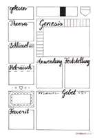 Vorschau - Arbeitsblätter - Bibel - Bibelstudium: Genesis Mos. 1, 2 - Schöpfung - Seite 1