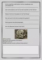 Vorschau - Arbeitsblätter - Die Pest im Mittelalter - Der schwarze Tod, Dokumentation, QR-Code - Seite 2
