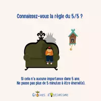 Aperçu - Affichage - Pensée positive - Optimisme - La règle du 5/5 - Page de couverture