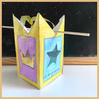 Vista previa - Manualidades / Dibujos para colorear - Farolillo de REYES. Idiomas: Catalán/Castellano - página 2