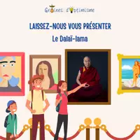 Aperçu - Affichage - J'apprends avec Graines d'Optimisme - Le Dalaï-Lama - Page de couverture