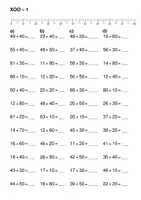 Vorschau - Arbeitsblätter - Einfache Rechen-Übungsblätter - Addition, Subtraktion, Multiplikation, Division, Platzhalter (Das 2. Klasse-Komplett-Paket - ZR bis 100) - Seite 3