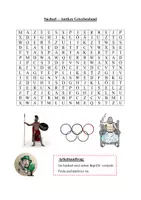 Vorschau - Arbeitsblätter - Suchsel "Antikes Griechenland" Jg. 5+6 inkl. Lösungen - Deckblatt