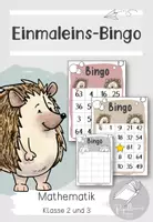 Vorschau - Spiele - Einmaleins-Bingo | Lernspiel Multiplikation - Deckblatt
