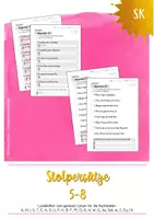 Vorschau - Arbeitsblätter - Stolpersätze 5-8 - Deckblatt