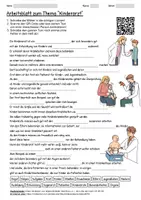 Vorschau - Arbeitsblätter - Arbeitsblatt "Kinderarzt" + Onlineübung & MP3 + Mindmap - Deckblatt