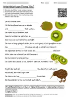 Vorschau - Arbeitsblätter - Arbeitsblatt "Kiwi" + Onlineübung & MP3 + - Deckblatt