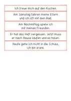 Vorschau - Arbeitsblätter - Sätze mit dem Grundwortschatz - 2. Klasse - Seite 3