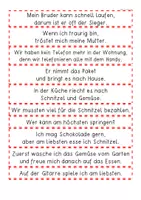 Vorschau - Arbeitsblätter - Sätze mit dem Grundwortschatz - 3. Klasse - Seite 1