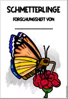 Vorschau - Unterrichtsreihen - Der Schmetterling - Forschungsheft (Arbeitsblätter + Lösungsblätter) - Seite 1
