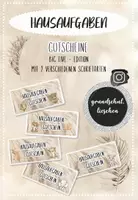 Vorschau - Bildkarten - Hausaufgaben-Gutscheine - Deckblatt