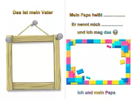 Vorschau - Mal- und Bastelvorlagen - Büchlein für Papa - Seite 2