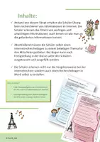 Vorschau - Stundenentwürfe - Internetrecherche Übungsaufgaben - Seite 1