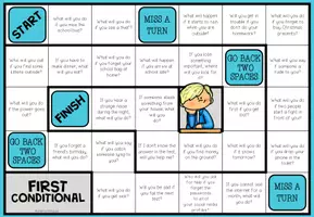 Vista previa - Hojas de trabajo - FIRST CONDITIONAL - Conversation Board Game - página 1