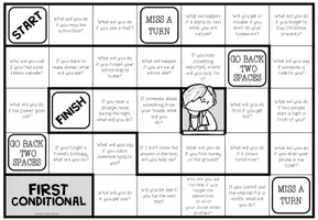 Vista previa - Hojas de trabajo - FIRST CONDITIONAL - Conversation Board Game - página 2