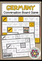 Vista previa - Hojas de trabajo - GERMANY - Conversation Board Game - Portada
