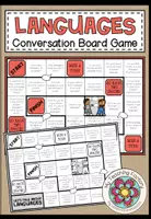 Vista previa - Hojas de trabajo - LANGUAGES - Conversation Board Game - Portada