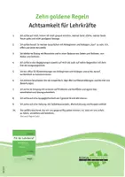 Vorschau - Poster - Achtsamkeit für Lehrkräfte - Deckblatt